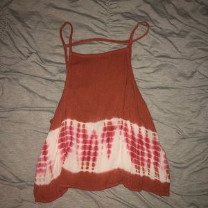 Target tie dye multi color 3/4 top